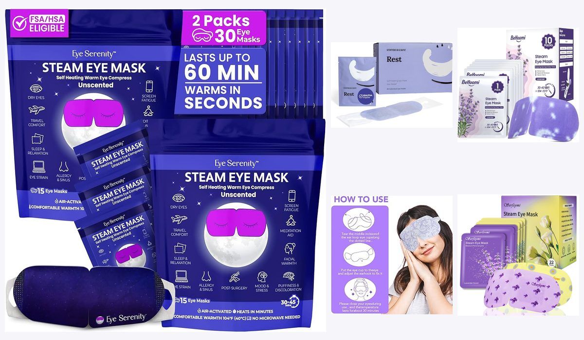 Top 5 Self-Heating Steam Eye Masks 2026 - We Tested 12 Brands So You Don't Waste $200